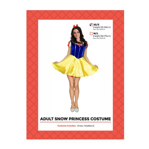 Snow Princess Adult Costume - X-Small / Small
