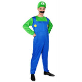Load image into Gallery viewer, Adults Green Plumber Luigi Costume - S/M
