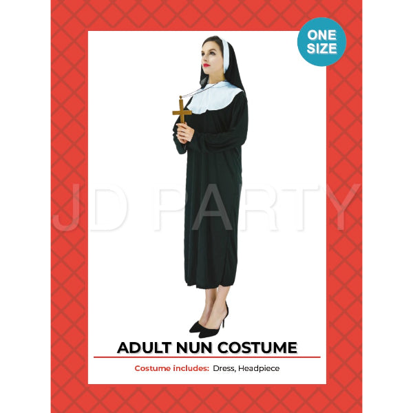 Adult Nun Church Costume