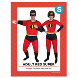 Load image into Gallery viewer, Adults Red Super Costume - S
