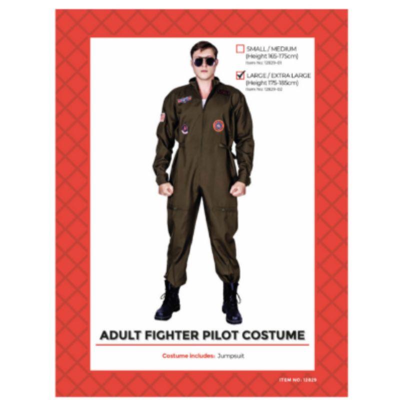 Adult Pilot Fighter Costume - L/XL