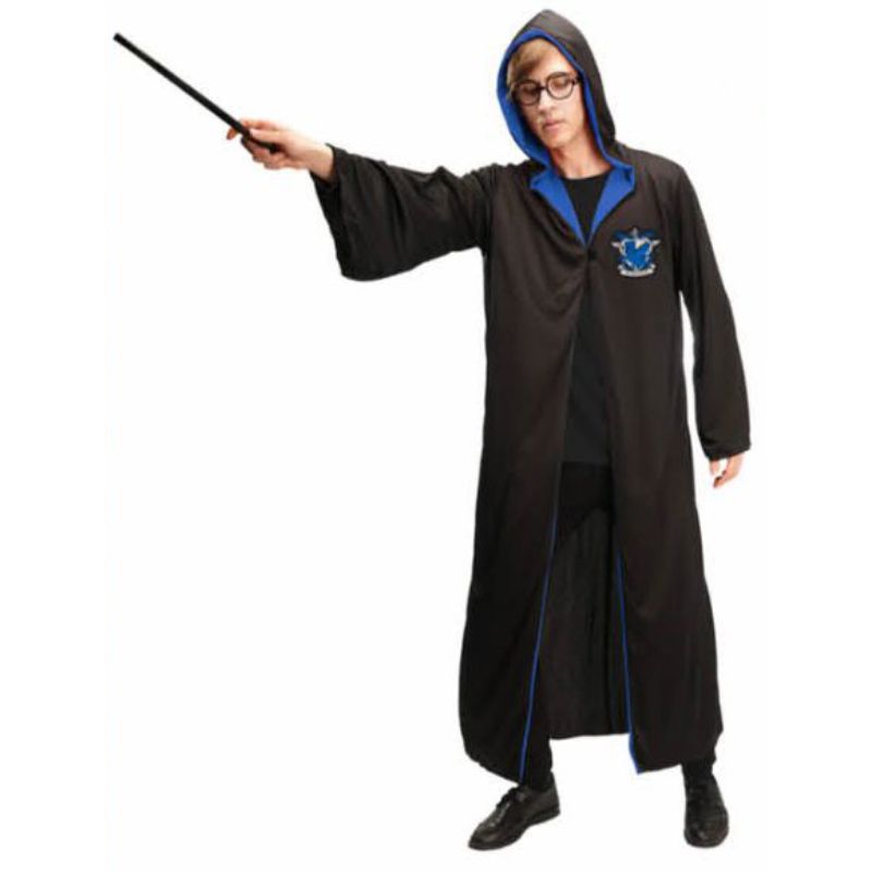 Adults Blue Wizard Costume - One Size Fits Most