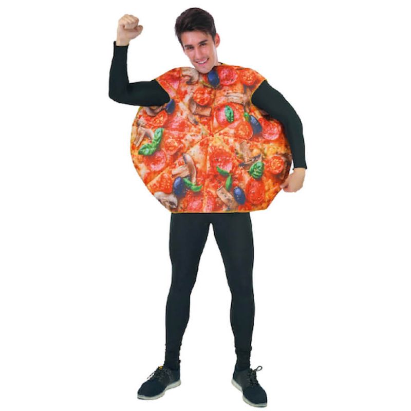 Adults Pizza Costume - One Size Fits Most