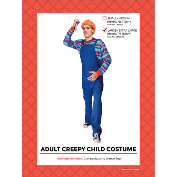 Adult Creepy Child Costume (L/XL)