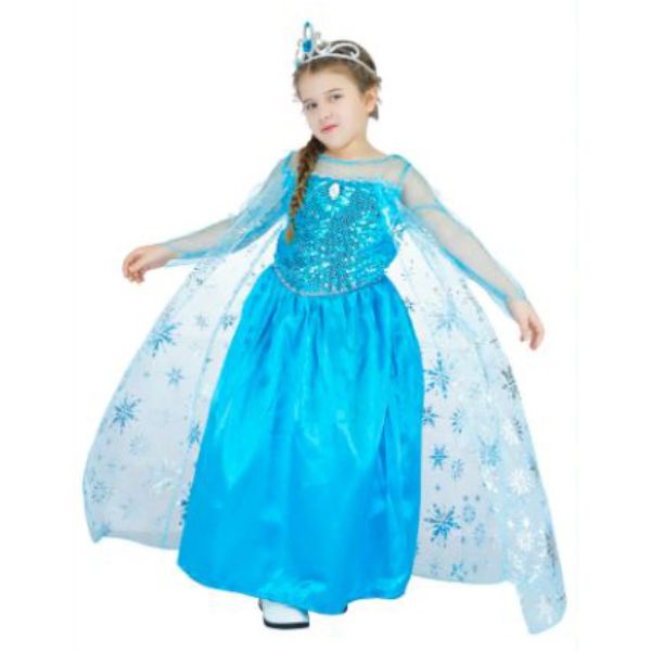 Girls Ice Queen Costume - Size 10-12 Years