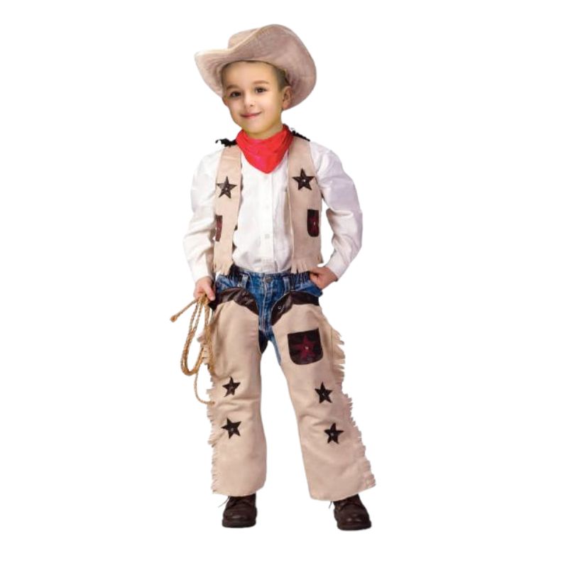 Kids Cowboy Costume - 6-9 Years