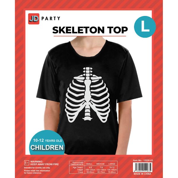 Children Skeleton Tshirt (Large)