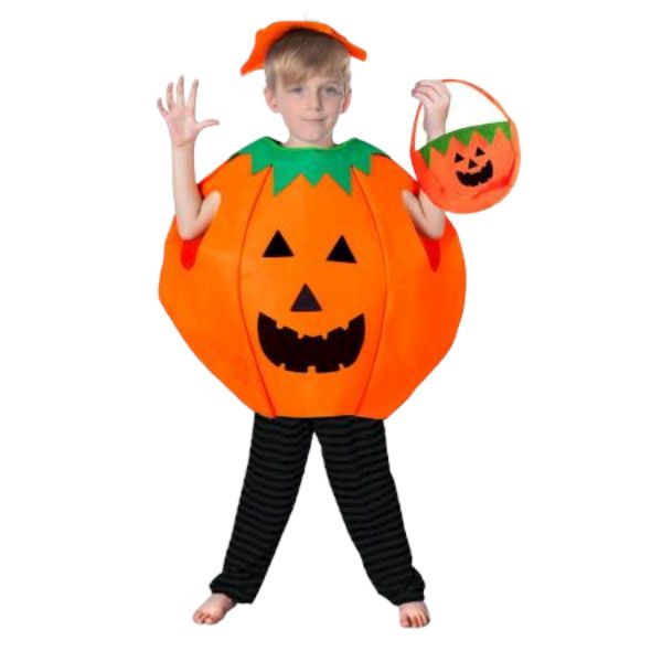 Children Pumpkin Felt Costume