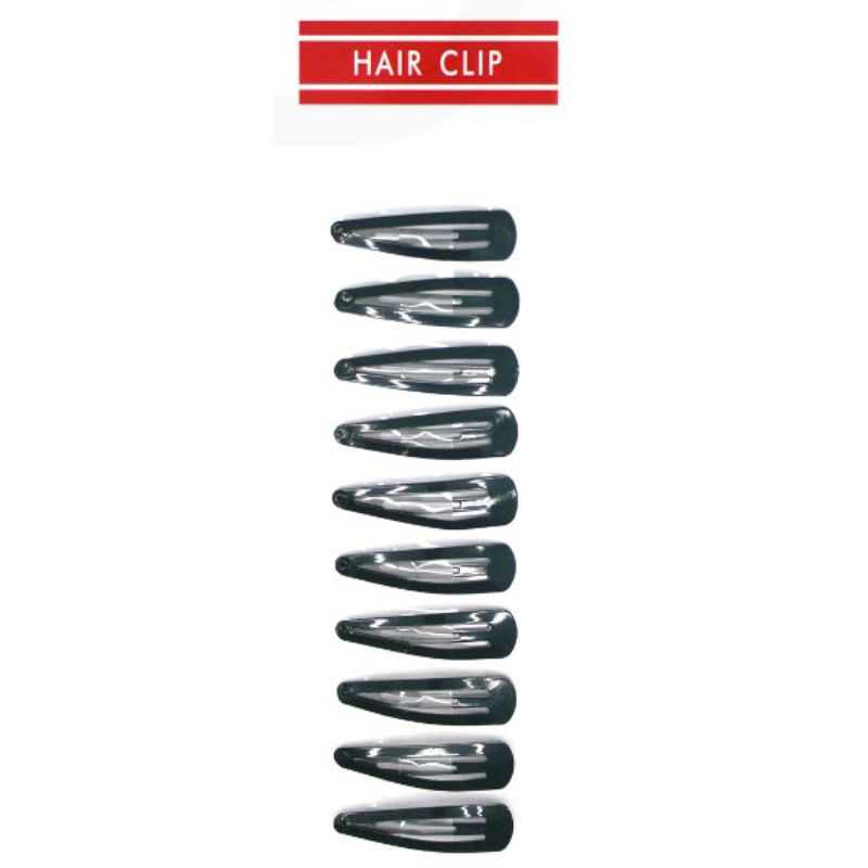10 Pack Green Hair Clips