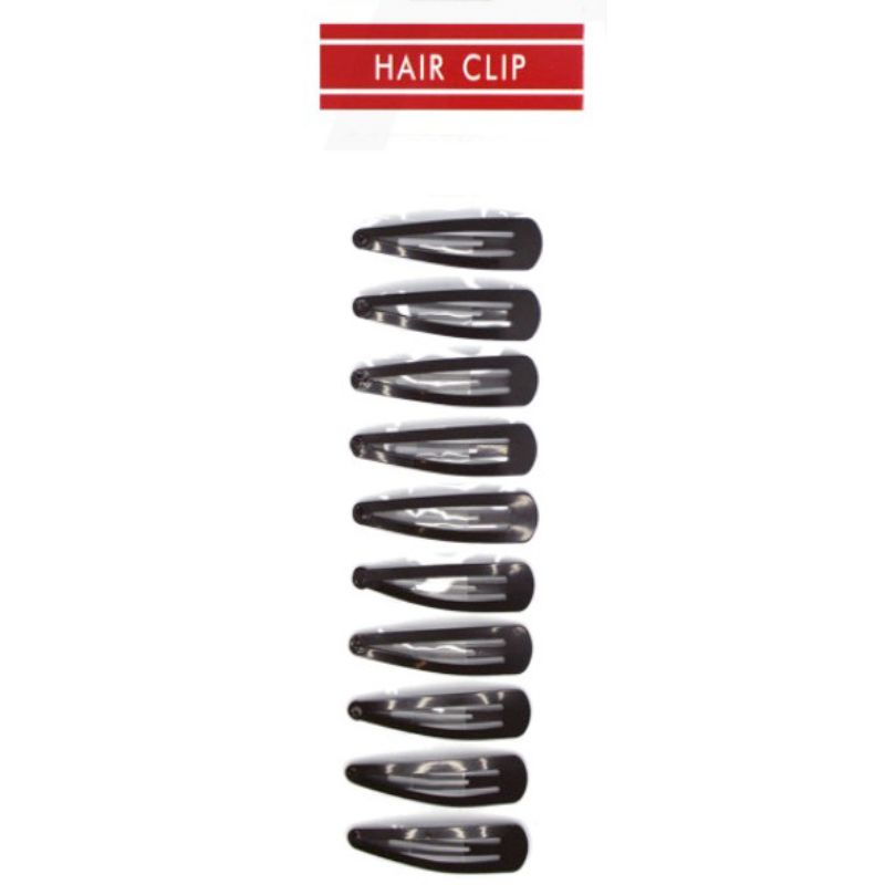 10 Pack Brown Hair Clips