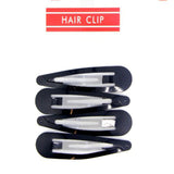 Load image into Gallery viewer, 4 Pack Black L Hair Clips
