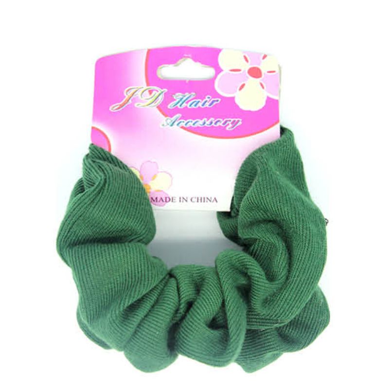 Green Hair Scrunchie