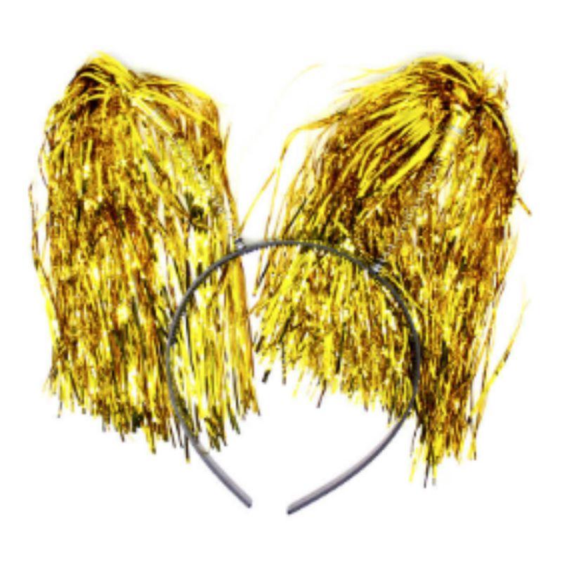 Gold Tinsel Hairband