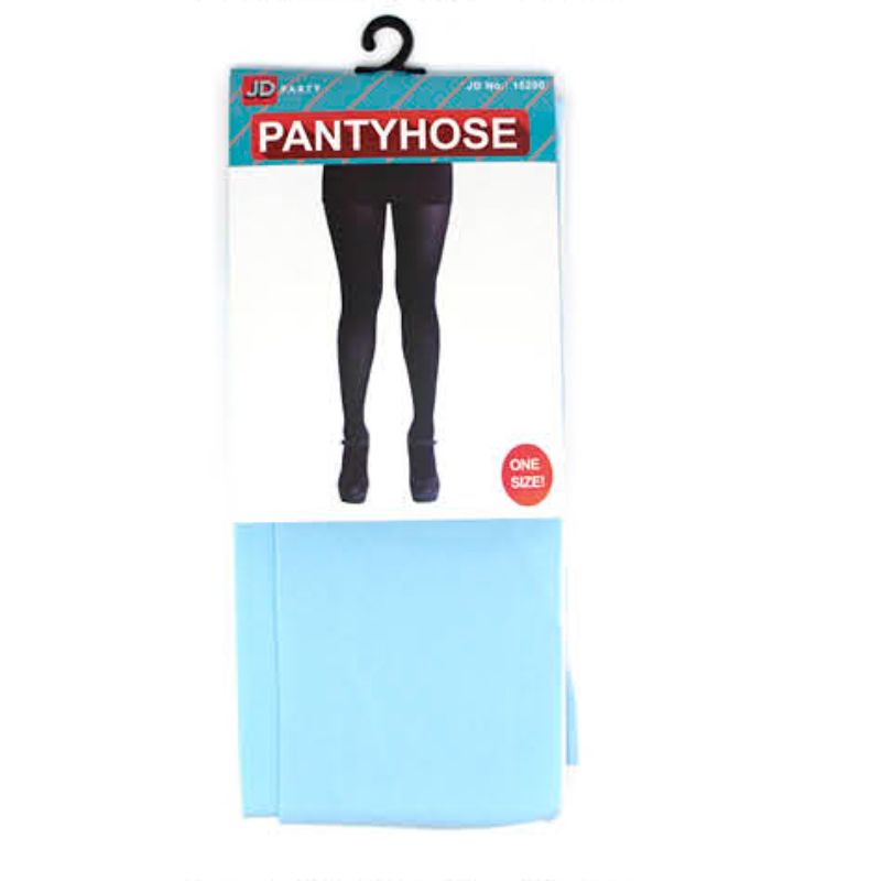 Light Blue Plain Colour Pantyhose