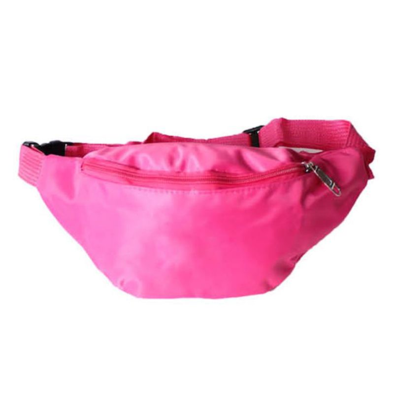 Plain Hot Pink Fanny Pack Bum Bag