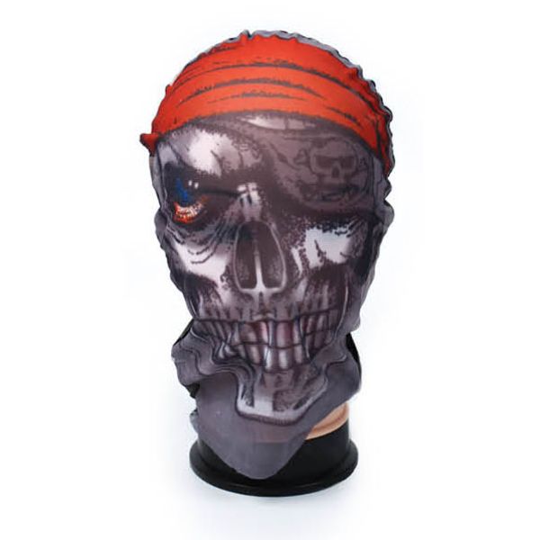 Pirate Skull Printed Face Mask