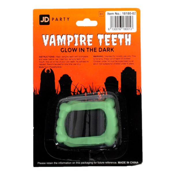 Make Up Teeth (Vampire) (Glow in the dark Green)