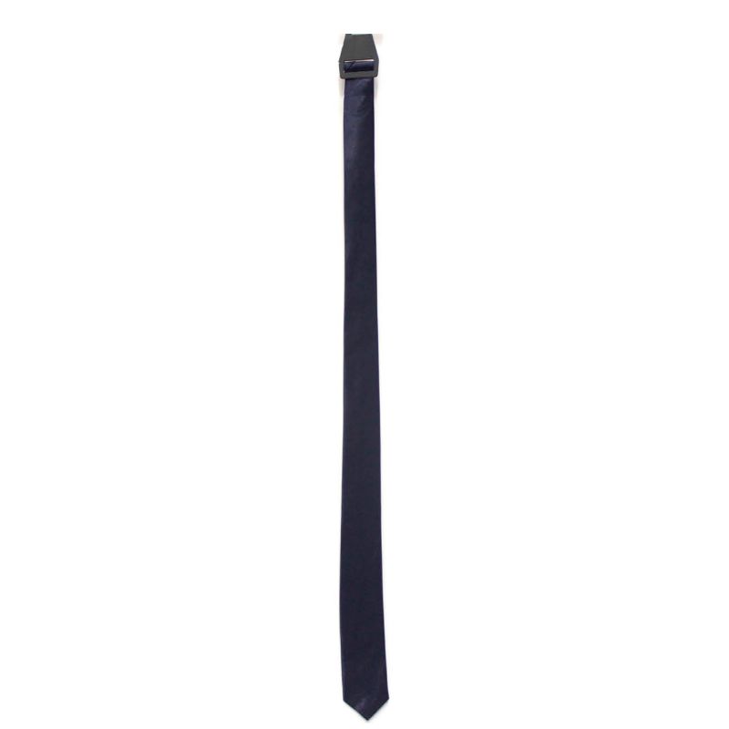 Dark Blue Long Slim Tie