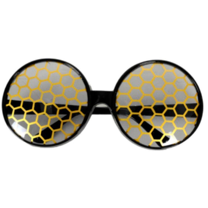 Bug Eye Yellow Party Glasses