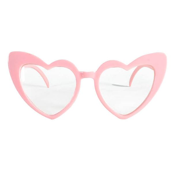 Blush Heart Party Glasses