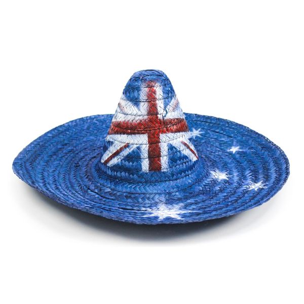 Australian Flag Large Mexican Hat