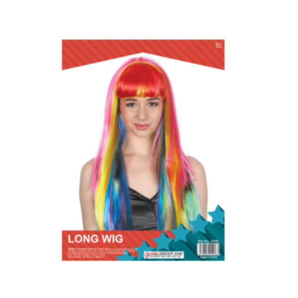 Rainbow Long Wig