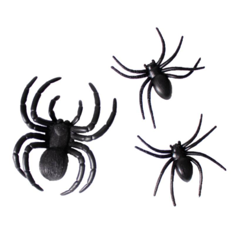 Black Spiders 3 Plain black