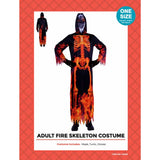 Load image into Gallery viewer, Adult Fire Skeleton Costume
