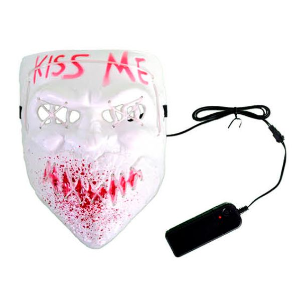 Light Up Kiss me Skull Mask was 90429