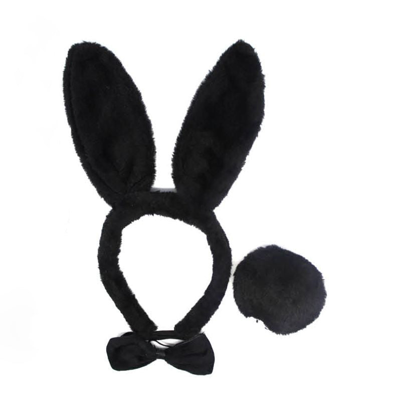 3 Piece Animal Set - Black Rabbit