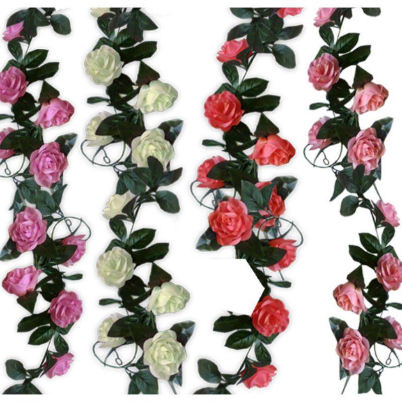 13 Roses Flower Garland - 2m