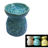 Load image into Gallery viewer, Ceramic Oil Burner Candle Holder - 11cm x 10cm x 10cm
