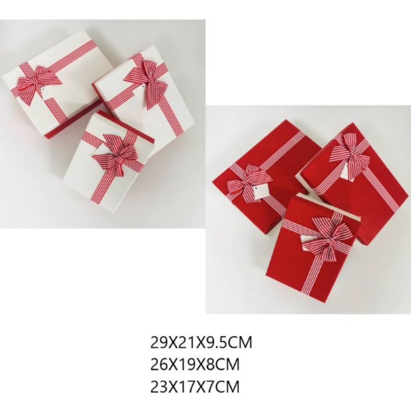 3 Set Gift Box - 29cm x 21cm x 9.5cm