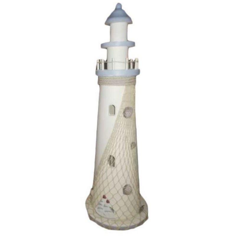 Wood Lighthouse - 15cm x 50cm