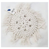 Load image into Gallery viewer, Cotton Macrame Placemat - 20cm x 20cm
