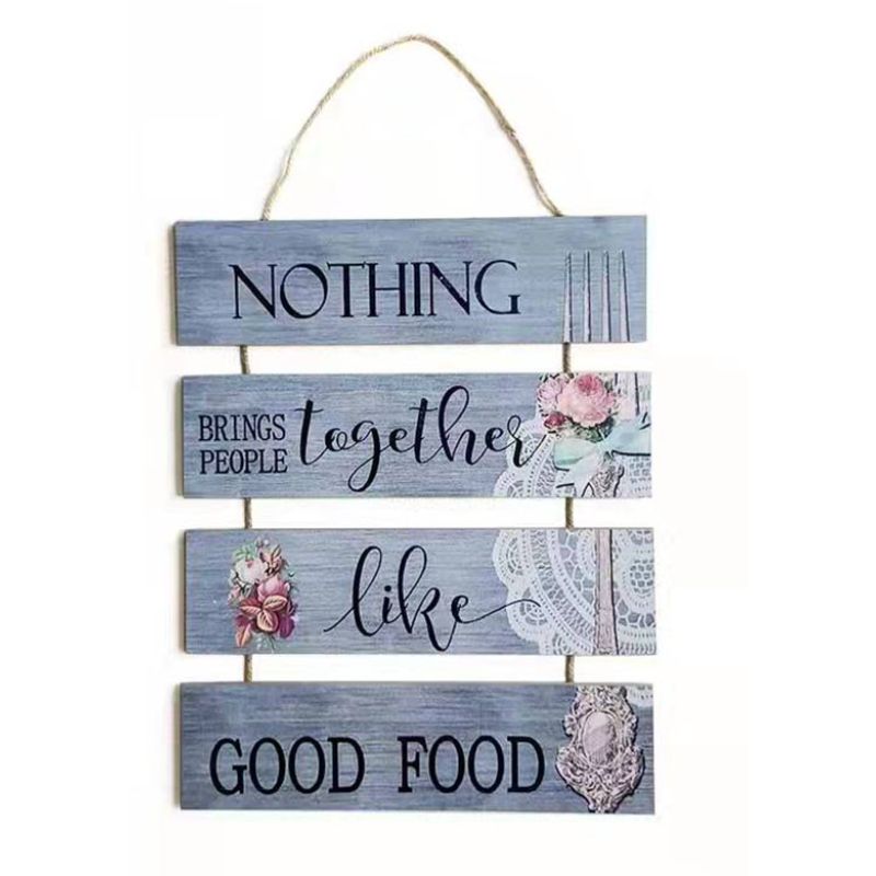 Good Food Wooden Plaque - 30cm x 36cm