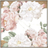Load image into Gallery viewer, Pretty in Pink Floral Shadow Framed Painting - 40cm x 40cm
