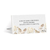 Load image into Gallery viewer, Indigo Shells Story Sentiment Plaque - 10cmx 10cm
