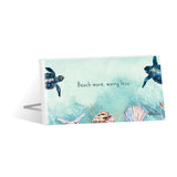 Load image into Gallery viewer, Turtle Cove Beach Sentiment Plaque - 10cm x 20cm
