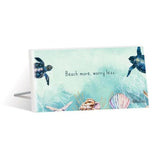 Load image into Gallery viewer, Turtle Cove Beach Sentiment Plaque - 10cm x 20cm
