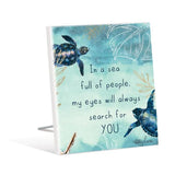 Load image into Gallery viewer, Turtle Cove You Sentiment Plaque - 12cm x 15cm
