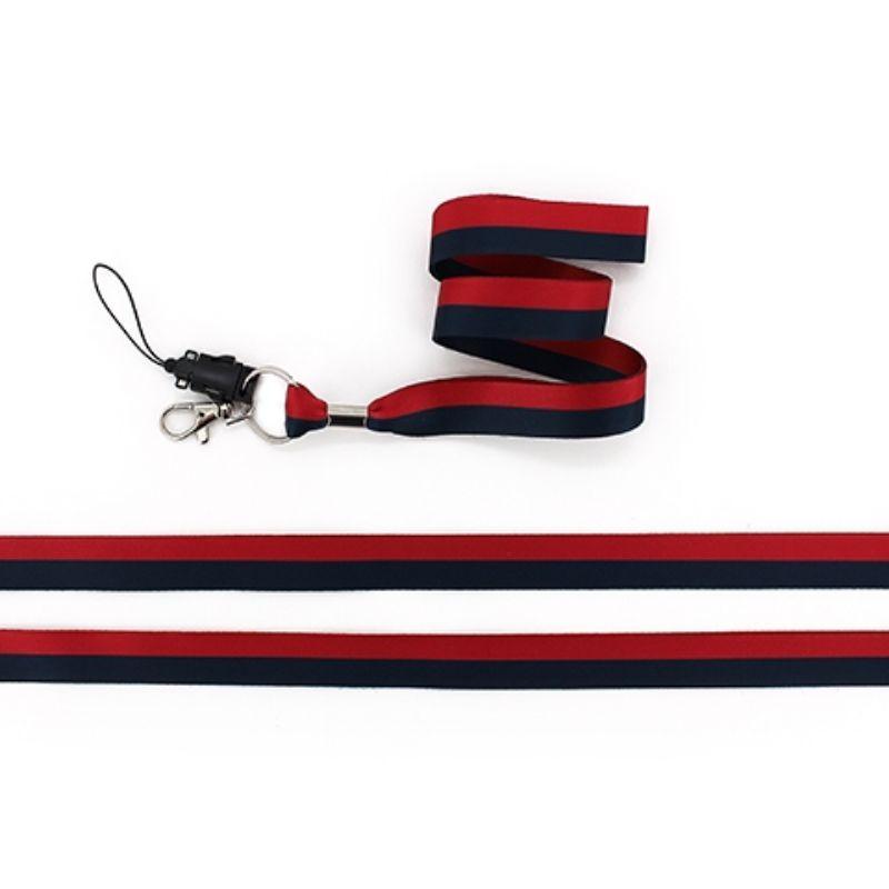 Red/Navy Team Colour Lanyards