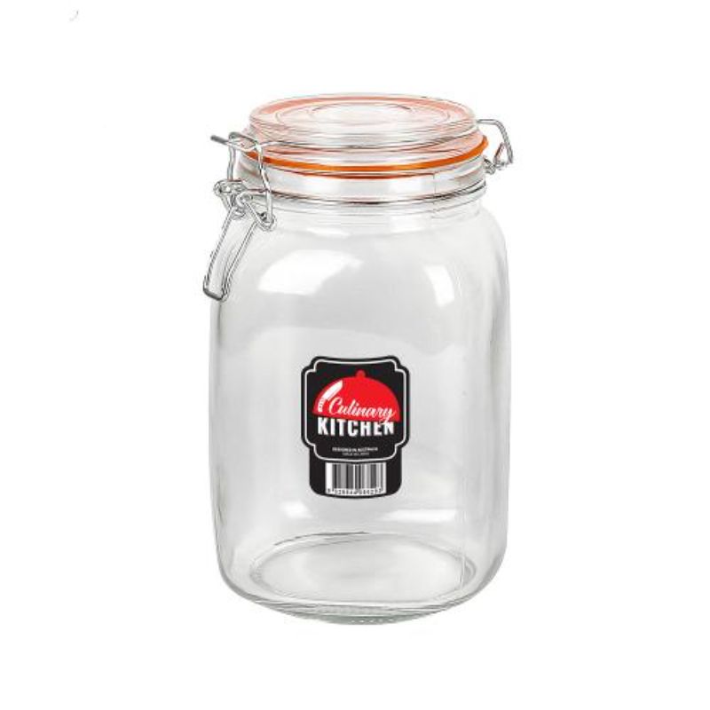 Glass Jar with Clip Lid - 1.4L