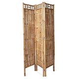 Load image into Gallery viewer, Natural Ibiza Bamboo Folding Screen - 160cm x 120cm x 5cm
