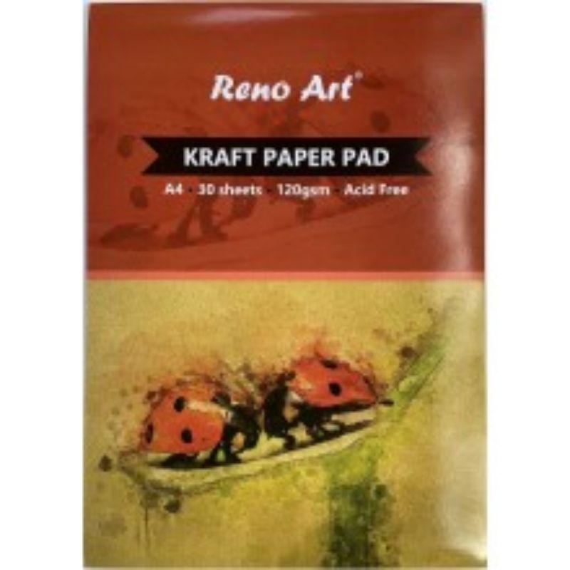 Kraft Paper Pad A4 120gsm - 30 Sheets