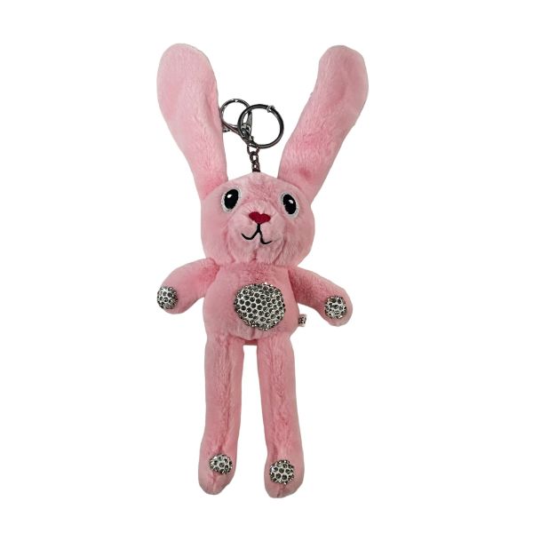 Pink Rabbit Keyring
