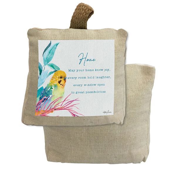 Colourful Bird Home Door Stop - 18cm x 18cm