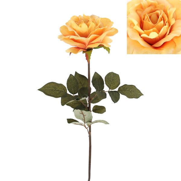 Yellow Rose Stem - 82cm
