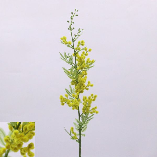 Yellow Mimosa Spray - 70cm