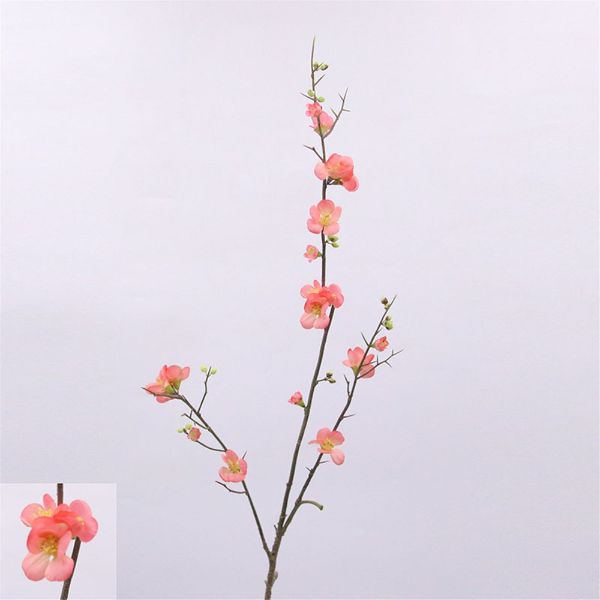 Peach Cherry Blossom Spray - 89cm